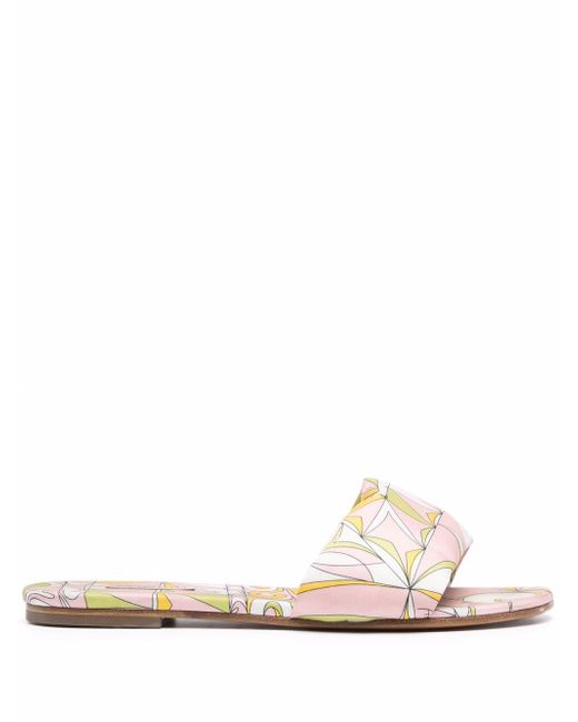 Emilio Pucci abstract-print slides