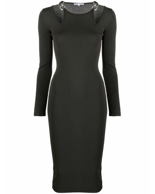 Patrizia Pepe cut-out fitted dress