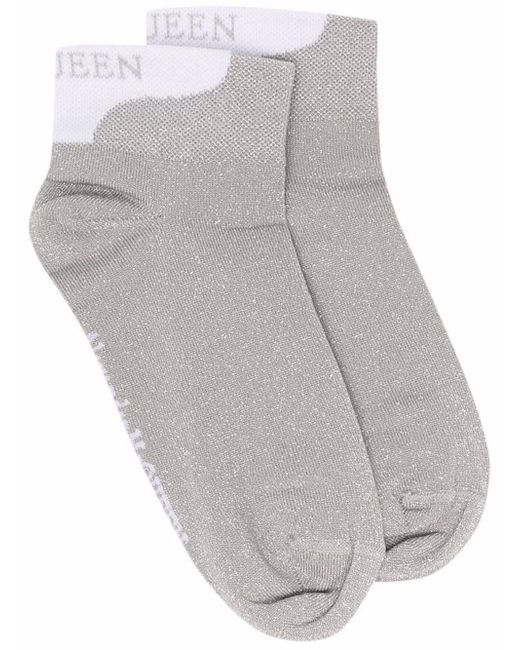Alexander McQueen logo-printed socks