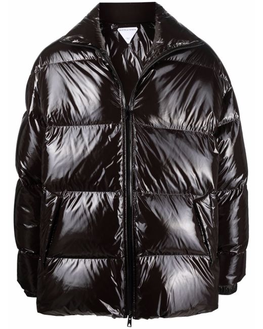 Bottega Veneta high-shine puffer jacket