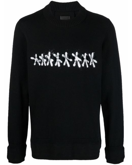 Givenchy graphic-print long-sleeve jumper