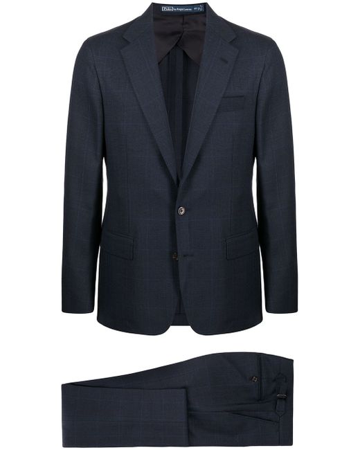 Polo Ralph Lauren check-pattern single-breasted suit
