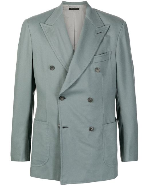 Brioni fitted double-breasted blazer