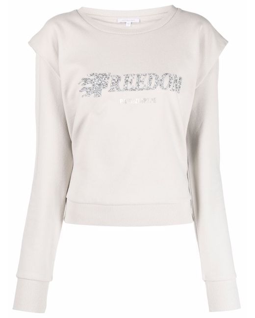 Patrizia Pepe Freedom cotton sweatshirt