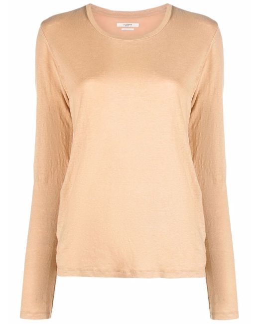 Isabel Marant Etoile long-sleeved linen T-shirt