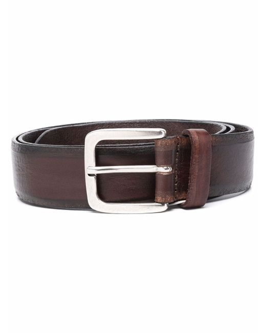 Woolrich buckled leather belt