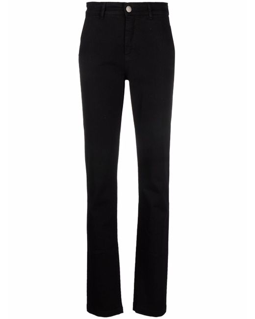 Federica Tosi high-rise slit-detail jeans