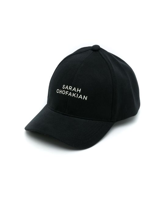 Sarah Chofakian logo print cap