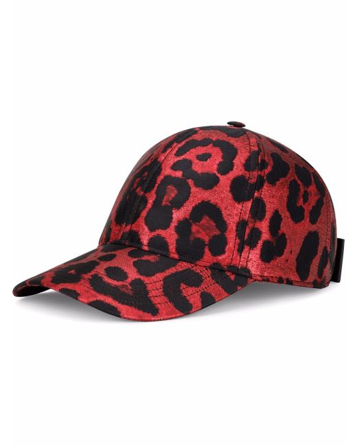 Dolce & Gabbana leopard-print cap