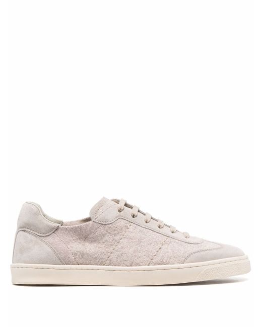 Brunello Cucinelli low-top suede trainers