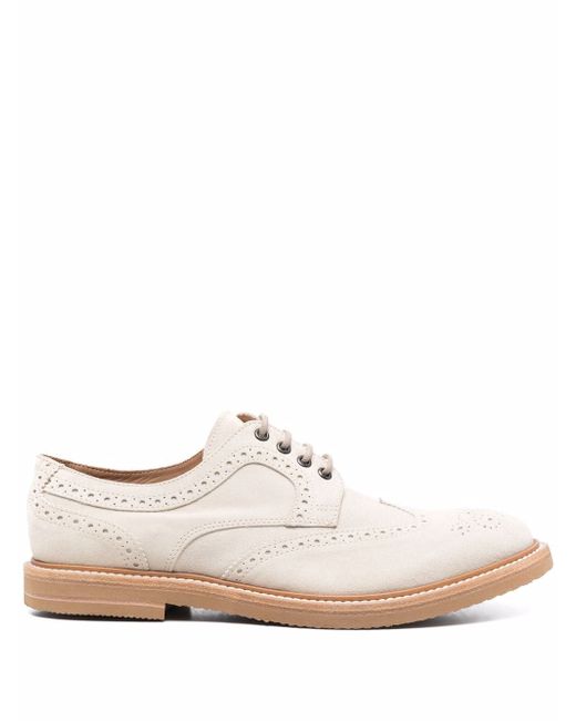 Eleventy suede lace-up brogues