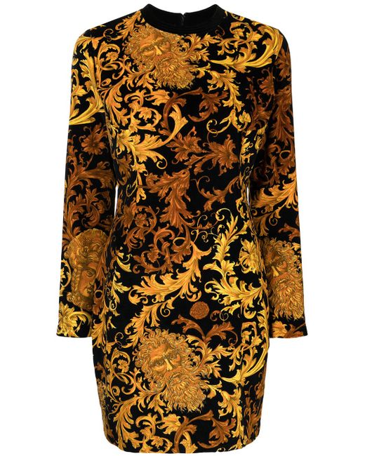Versace Pre-Owned 1990s Barocco-print dress