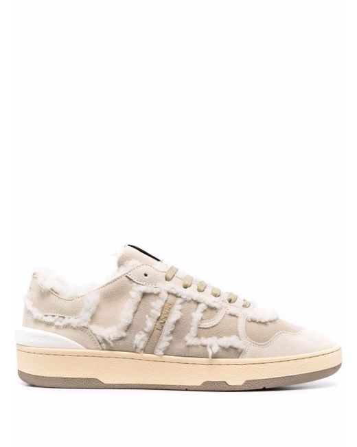Lanvin shearling-lined sneakers