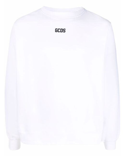 Gcds logo-print crew neck sweatshirt