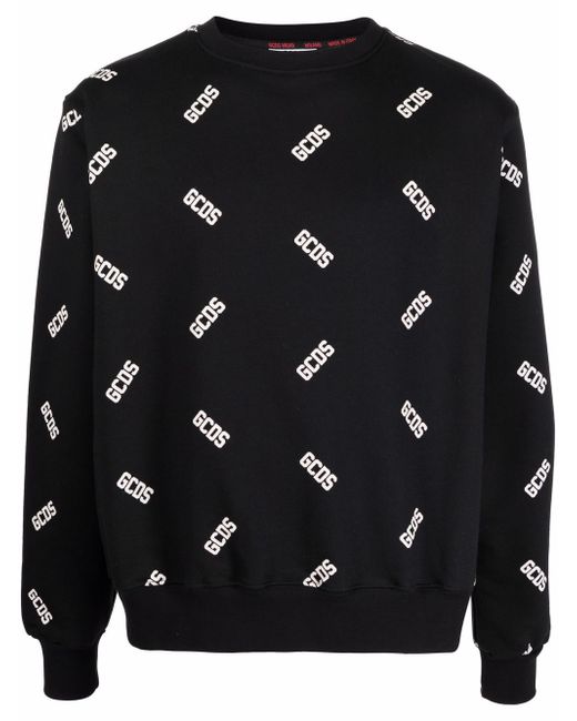 Gcds logo-print crew neck sweatshirt