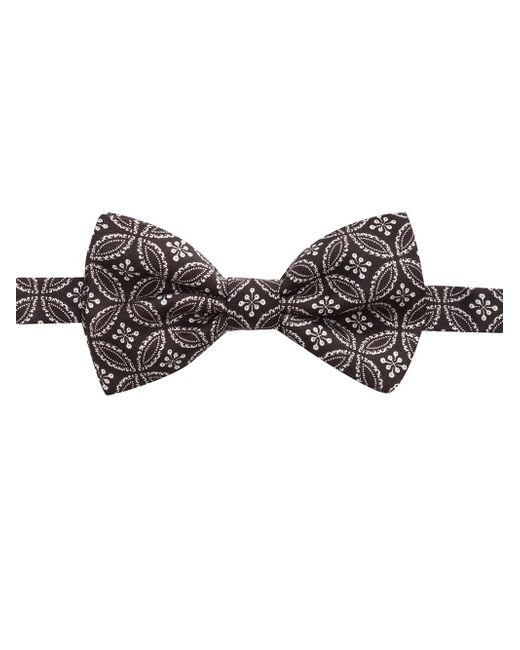 Dolce & Gabbana printed silk bow tie