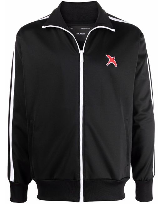 Axel Arigato logo-patch zip-up track jacket
