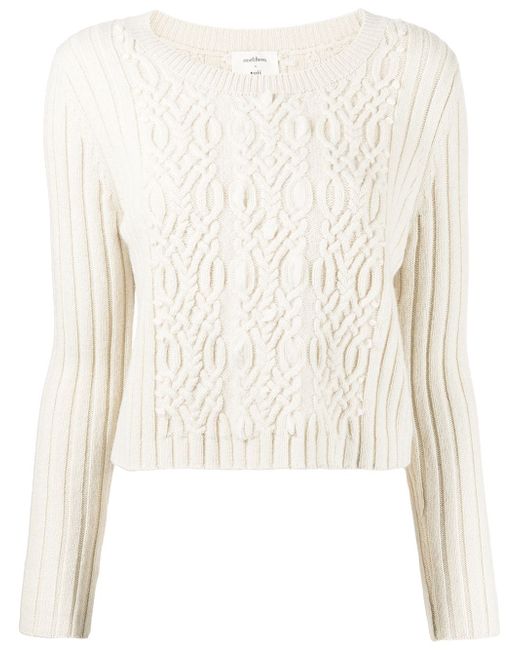 Onefifteen X Beyond The Radar cable knit jumper