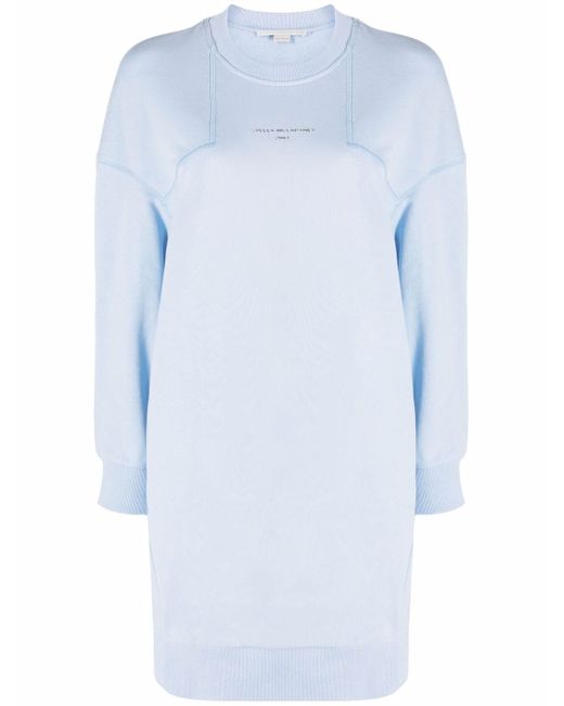 Stella McCartney seam-detail sweatshirt dress