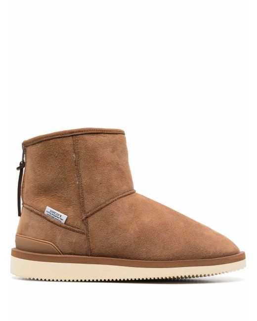 Suicoke shearling-lined suede ankle boots