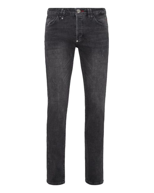 Philipp Plein mid-rise straight-leg jeans