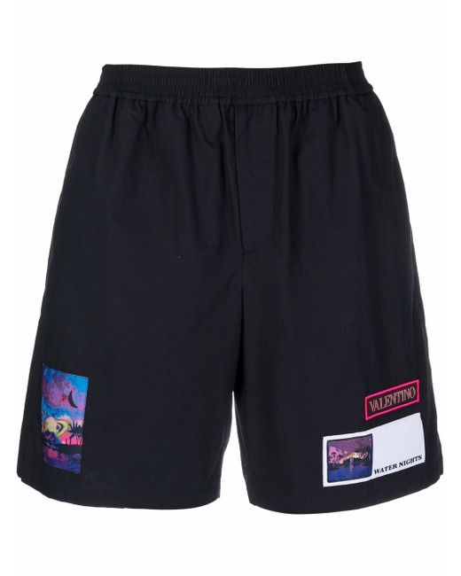 Valentino patch-detail Bermuda shorts