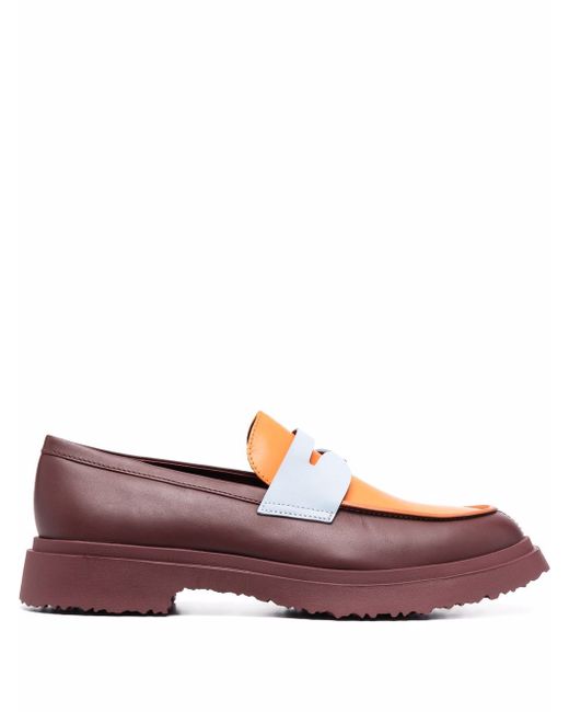 Camper multi-panel round-toe loafers
