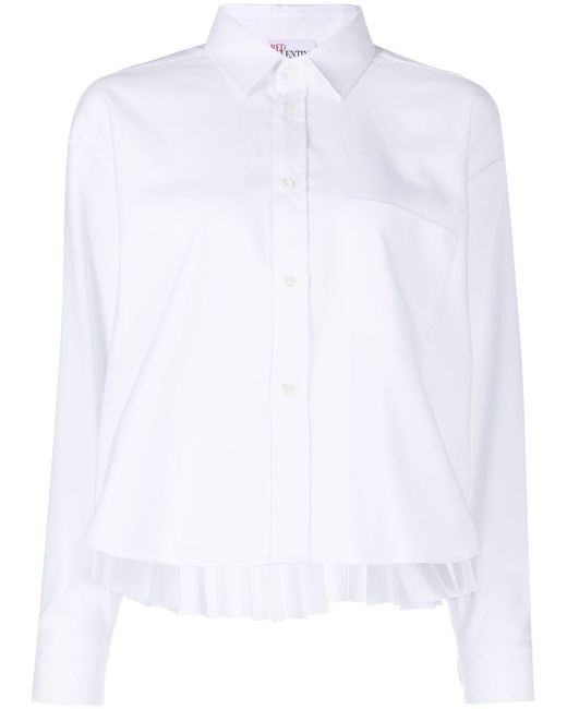 RED Valentino pleated back panel tailored shirt
