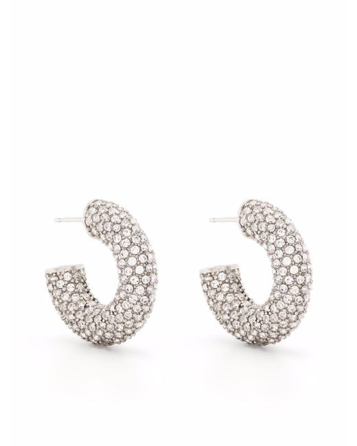 Amina Muaddi Cameron crystal-embellished earrings