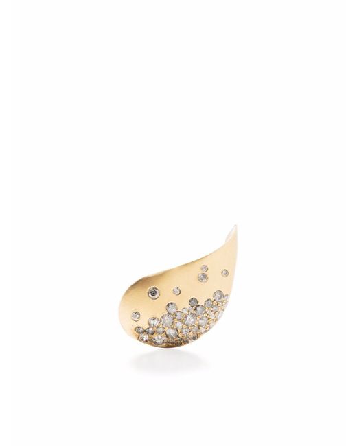 Nada Ghazal 18kt yellow Fuse Glamour diamond single earring