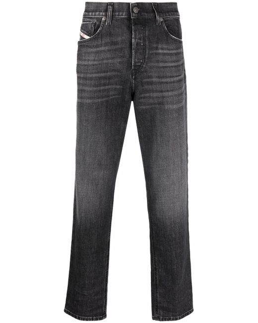 Diesel D-Fining tapered whisker jeans