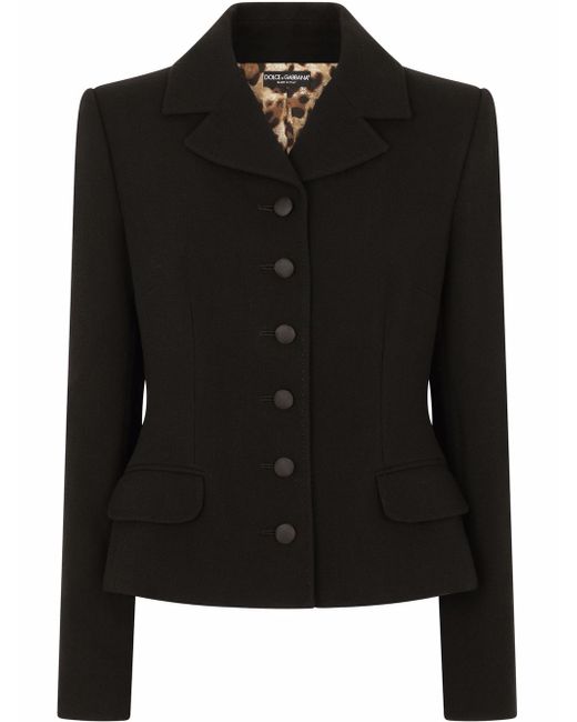 Dolce & Gabbana fitted-waist wool jacket