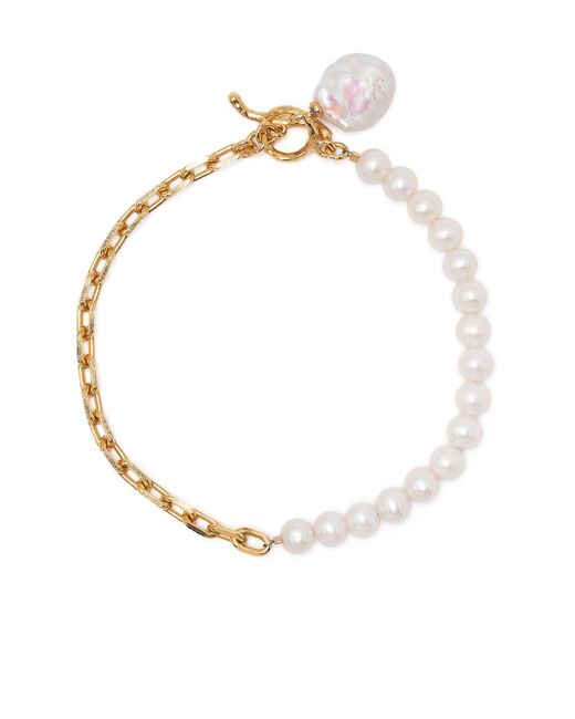 Dower And Hall luna freshwater kasha pearl bracelet