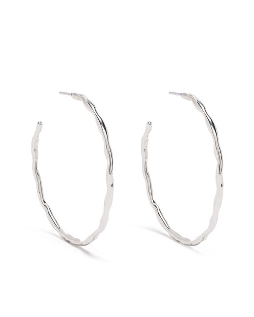 Dower And Hall sterling waterfall hoops