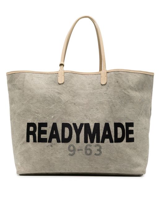 Readymade logo-print cotton tote bag