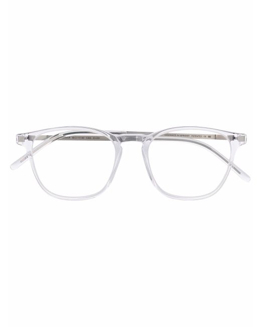 Mykita logo square-frame glasses