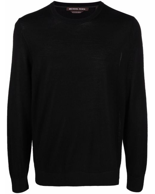 Michael Kors round neck long-sleeved top