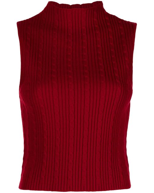 Victor Glemaud cable-knit sleeveless jumper