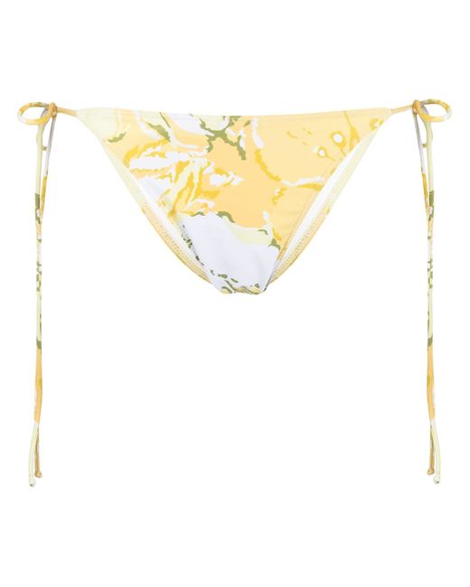Faithful the Brand Nomi floral-print bikini bottoms