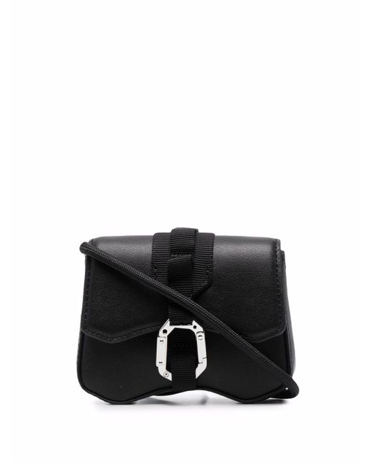 McQ Alexander McQueen buckle-fastening leather messenger bag
