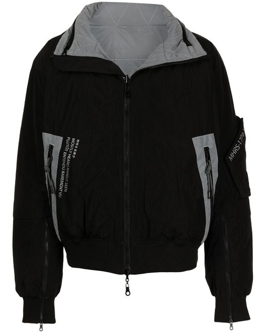 Mostly Heard Rarely Seen reversible padded jacket