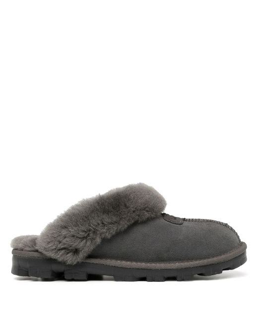 Ugg Coquette fur-trimmed slippers