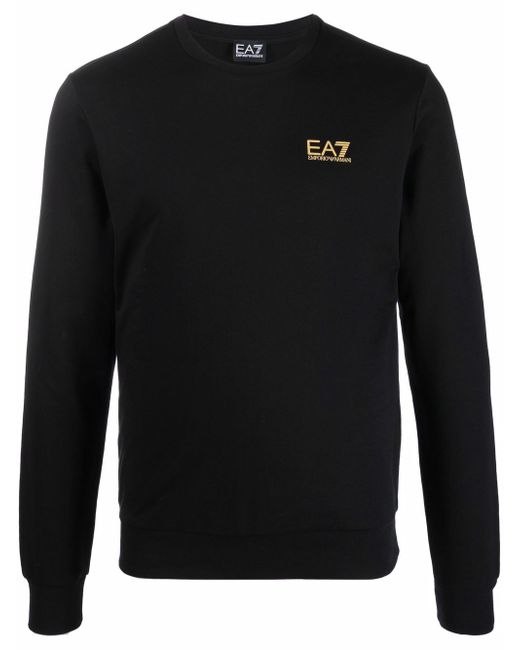 Ea7 logo-print sweatshirt