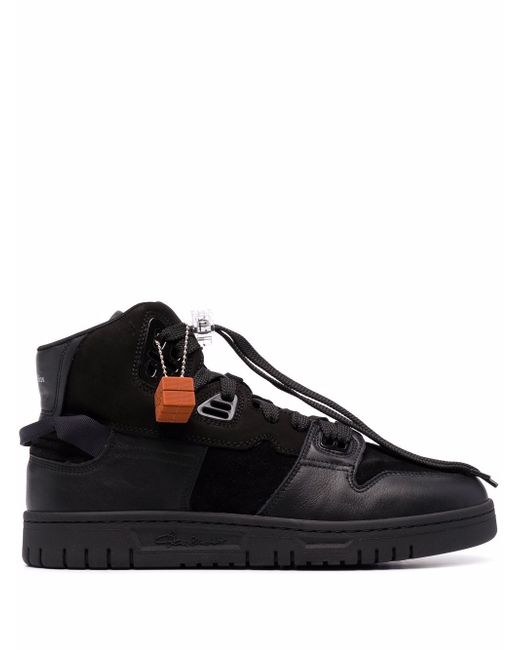 Acne Studios panelled high-top sneakers