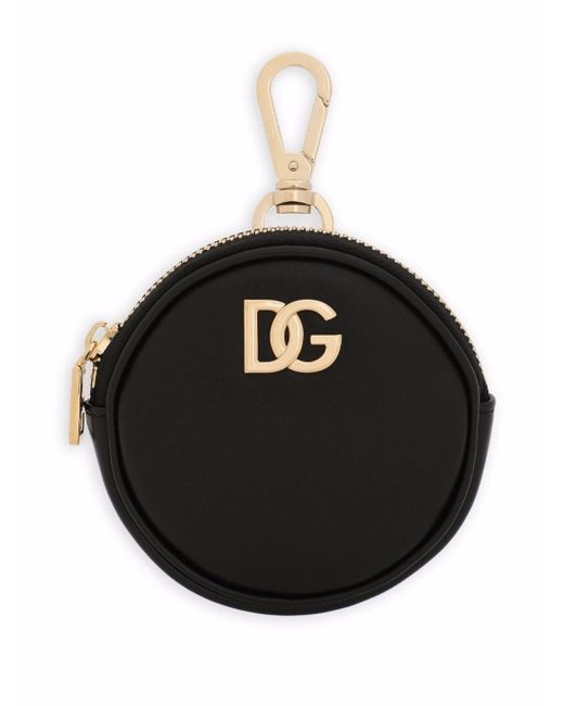 Dolce & Gabbana DG logo clip-on wallet