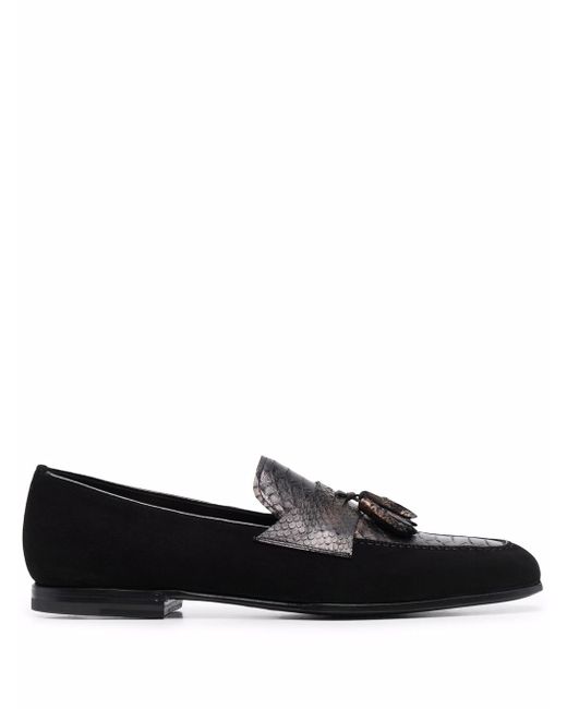 Lidfort suede leather loafers