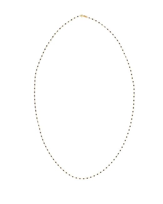 Gigi Clozeau 18kt yellow Classic Gigi black beaded necklace