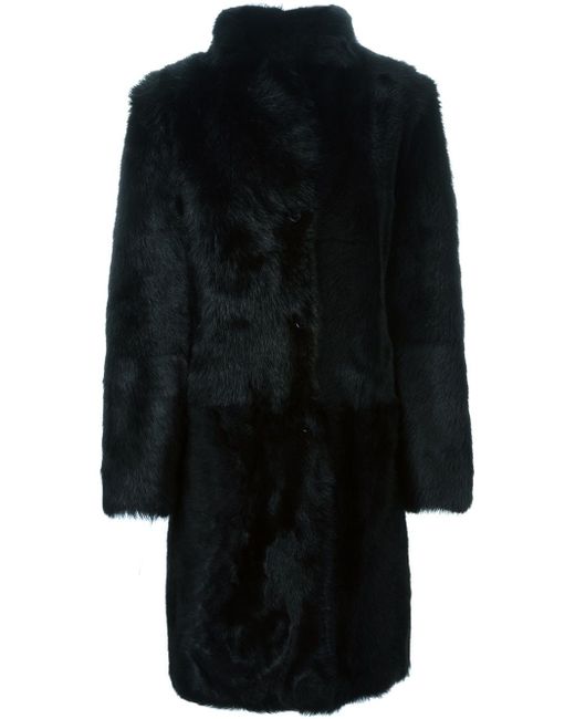 Jil Sander reversible shearling coat