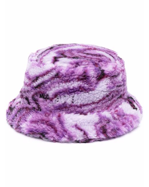 McQ Alexander McQueen tie-dye fleece bucket hat