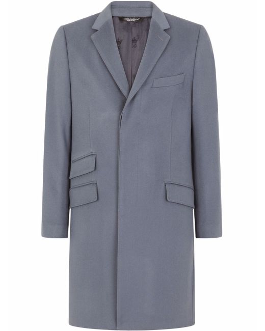 Dolce & Gabbana cashmere single-breasted coat